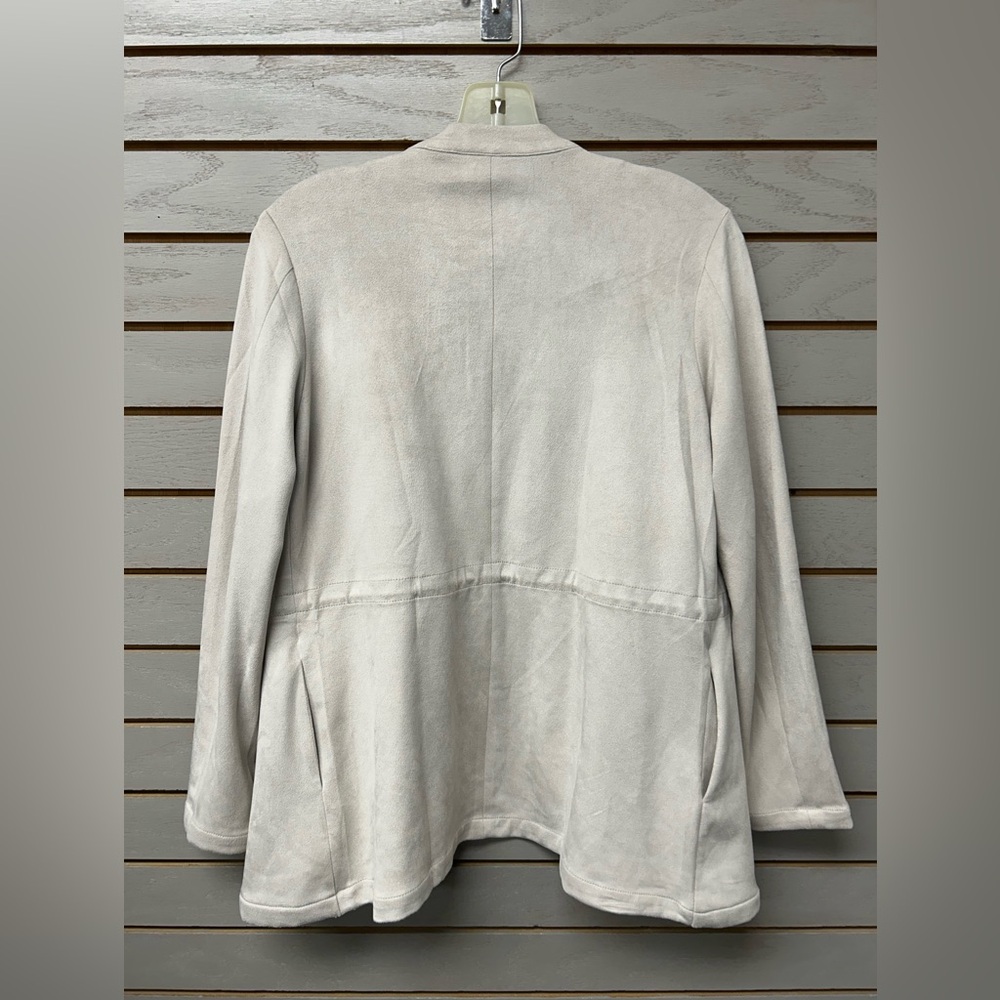 Thread & Supply Light Suede Cream Open Front Cardigan - Picture 11 of 11